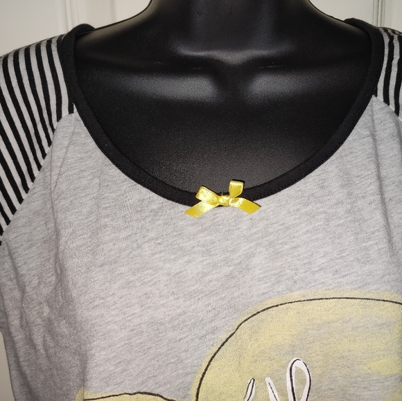 Disney Mickey Mouse Short Sleeve Pajama Top - Picture 5 of 12